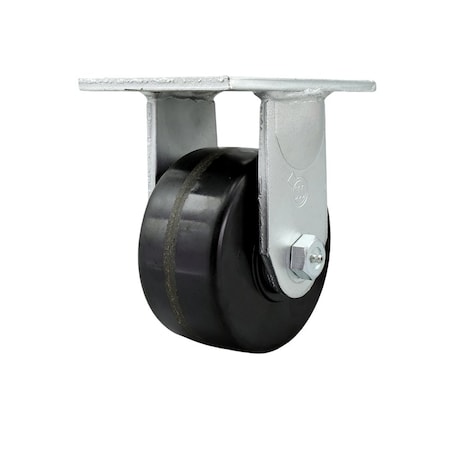 Service Caster 6'' Extra Heavy Duty Phenolic Wheel Rigid Top Plate Caster CRAN-SCC-KP92R630-PHR